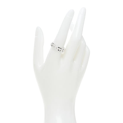 Tiffany 18K White Gold Wide T True Ring 58 8.25 2 of 5