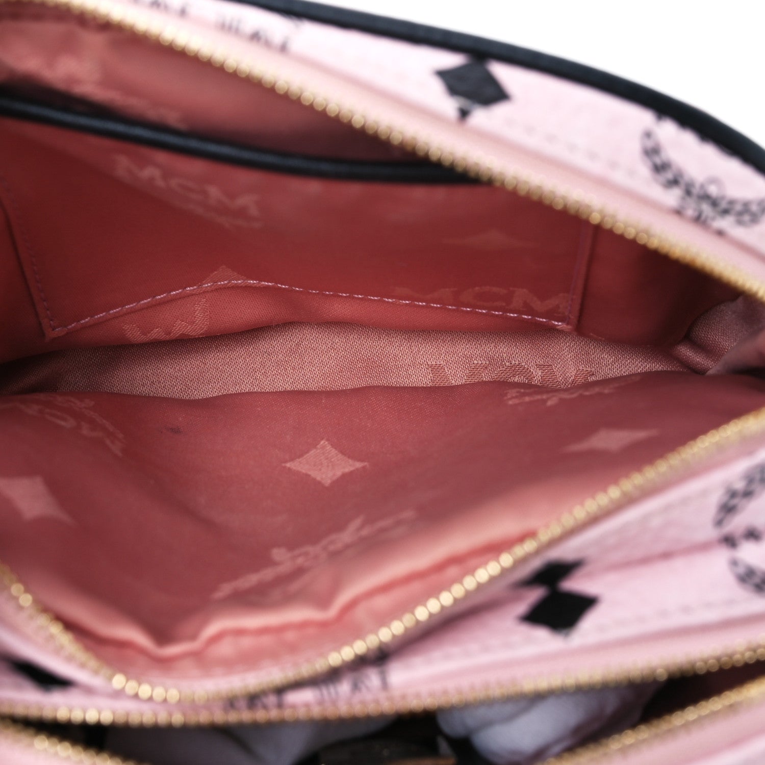 MCM Visetos Mini Camera Crossbody Bag Light Pink 5 of 15