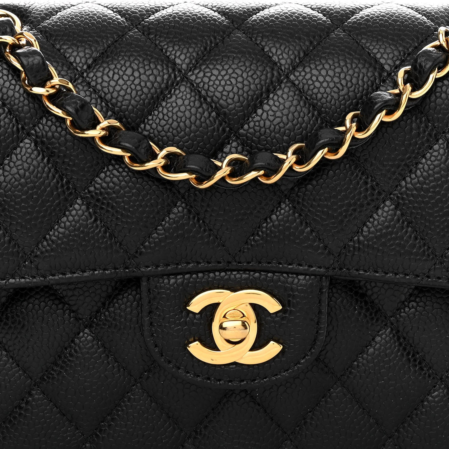 Chanel Caviar Quilted Small Double Flap Black 8 of 11