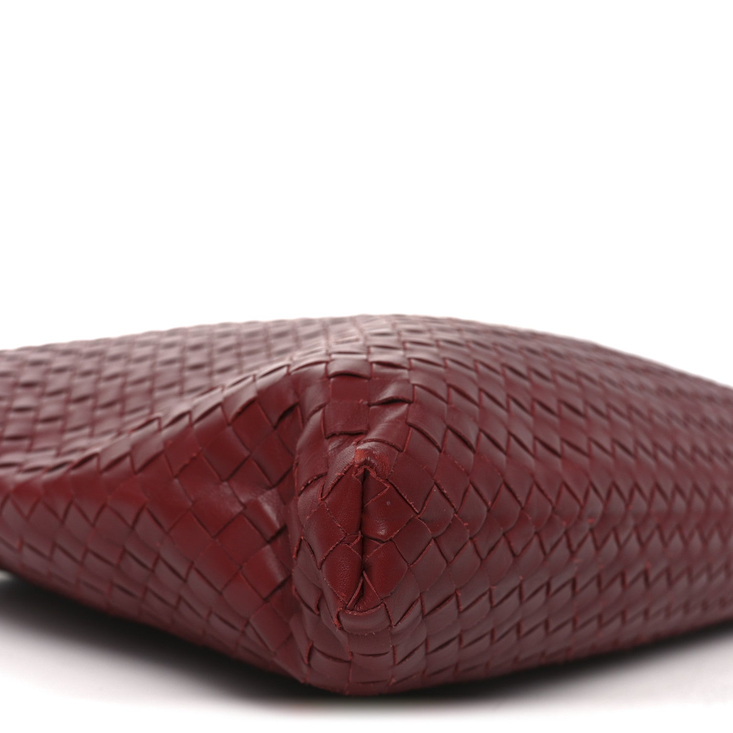 Bottega Veneta Nappa Intrecciato Medium Convertible Tote Burgundy 10 of 11