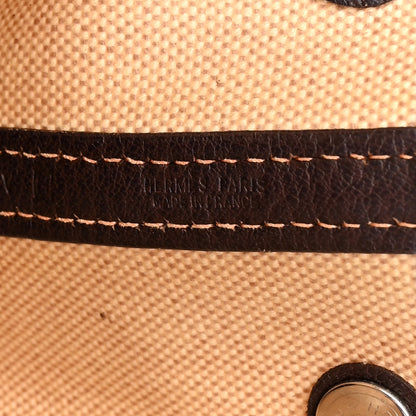 Hermes Buffle Skipper Toile Garden Party 30 TPM Marron Fonce 6 of 12