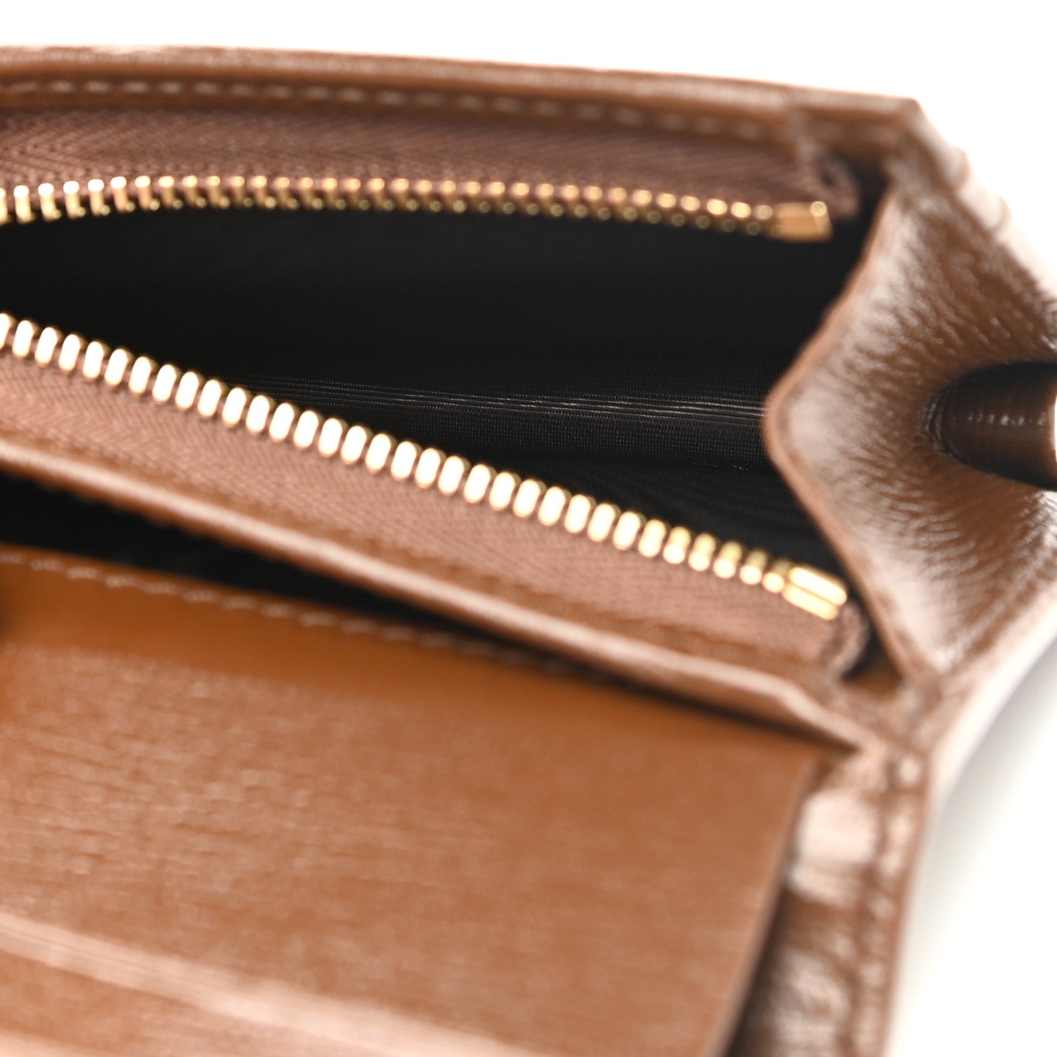 Gucci GG Supreme Monogram Horsebit 1955 Card Case Wallet Beige Ebony Brown Sugar 5 of 8