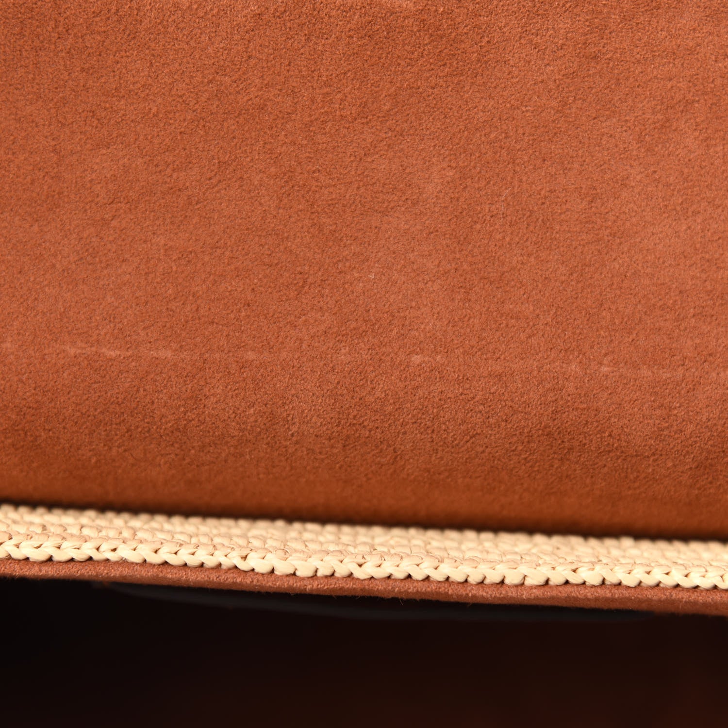 Louis Vuitton Calfskin Raffia Twist Shoulder Bag MM Caramel 9 of 9