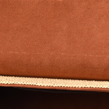Louis Vuitton Calfskin Raffia Twist Shoulder Bag MM Caramel 9 of 9