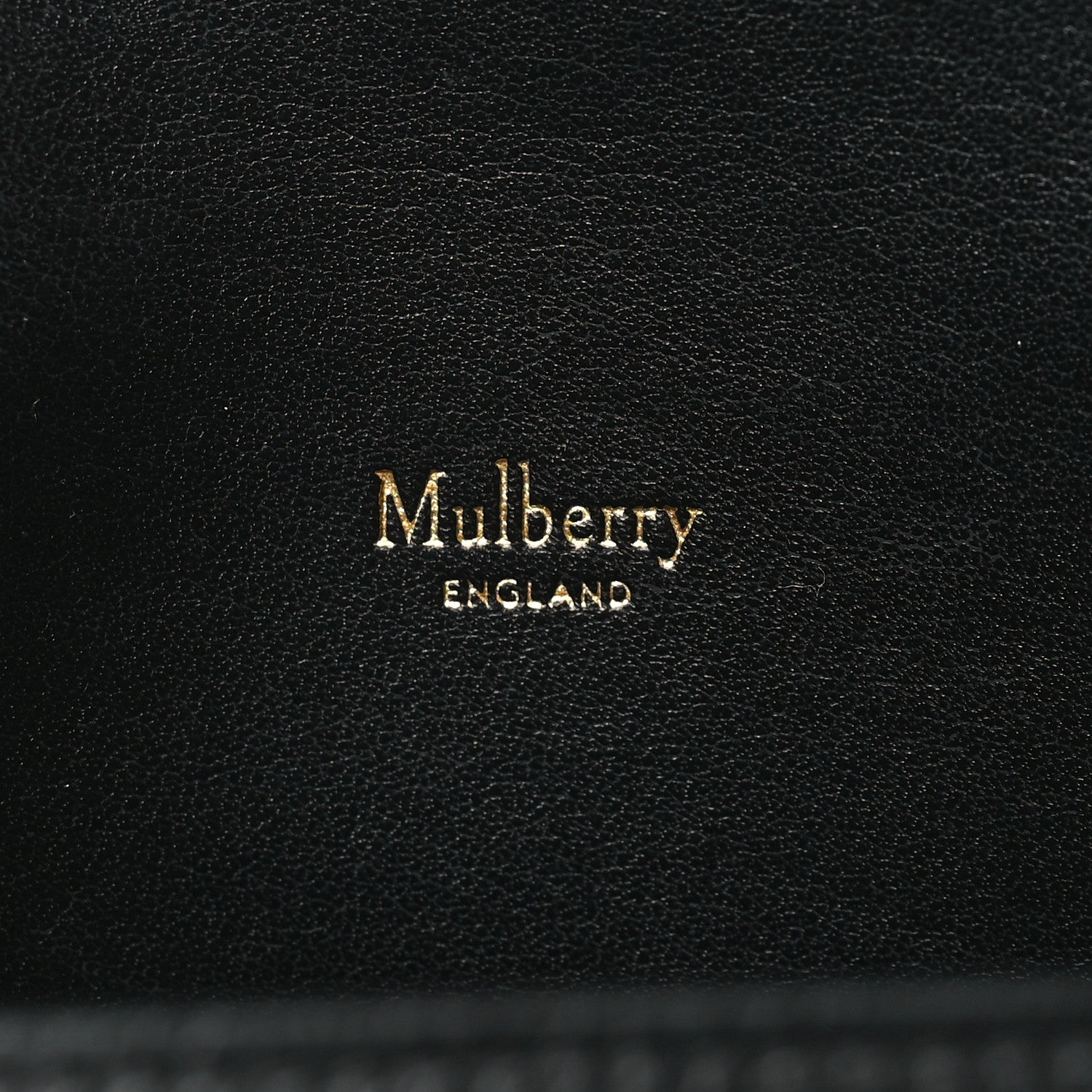Mulberry Small Classic Grain Darley Cosmetic Pouch Black 6 of 9