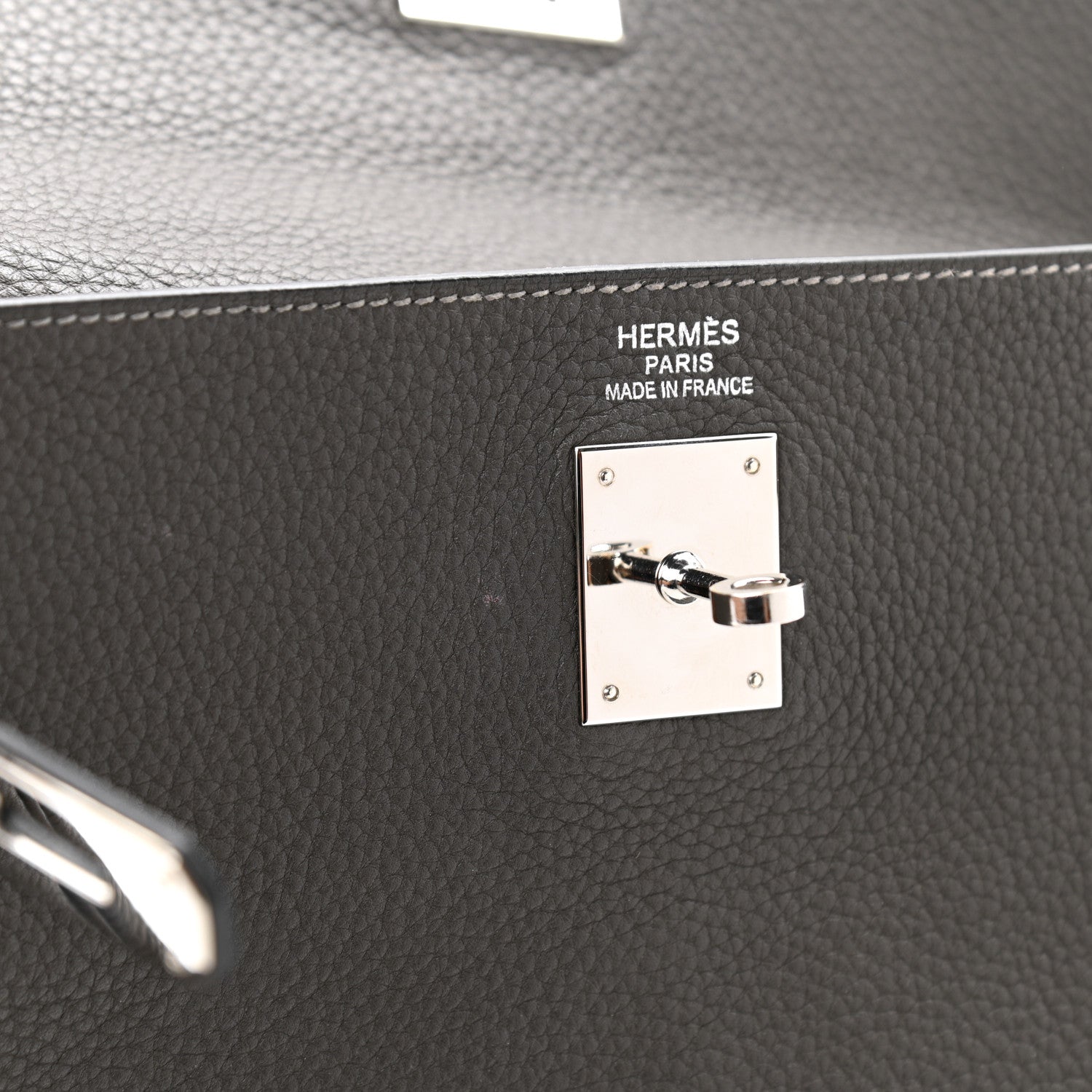 Hermes Togo Kelly Retourne 35 Graphite 5 of 12