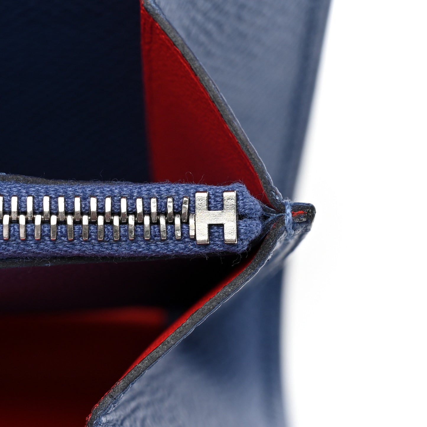 Epsom Verso Constance Short Wallet Bleu Brighton Rouge Pivoine