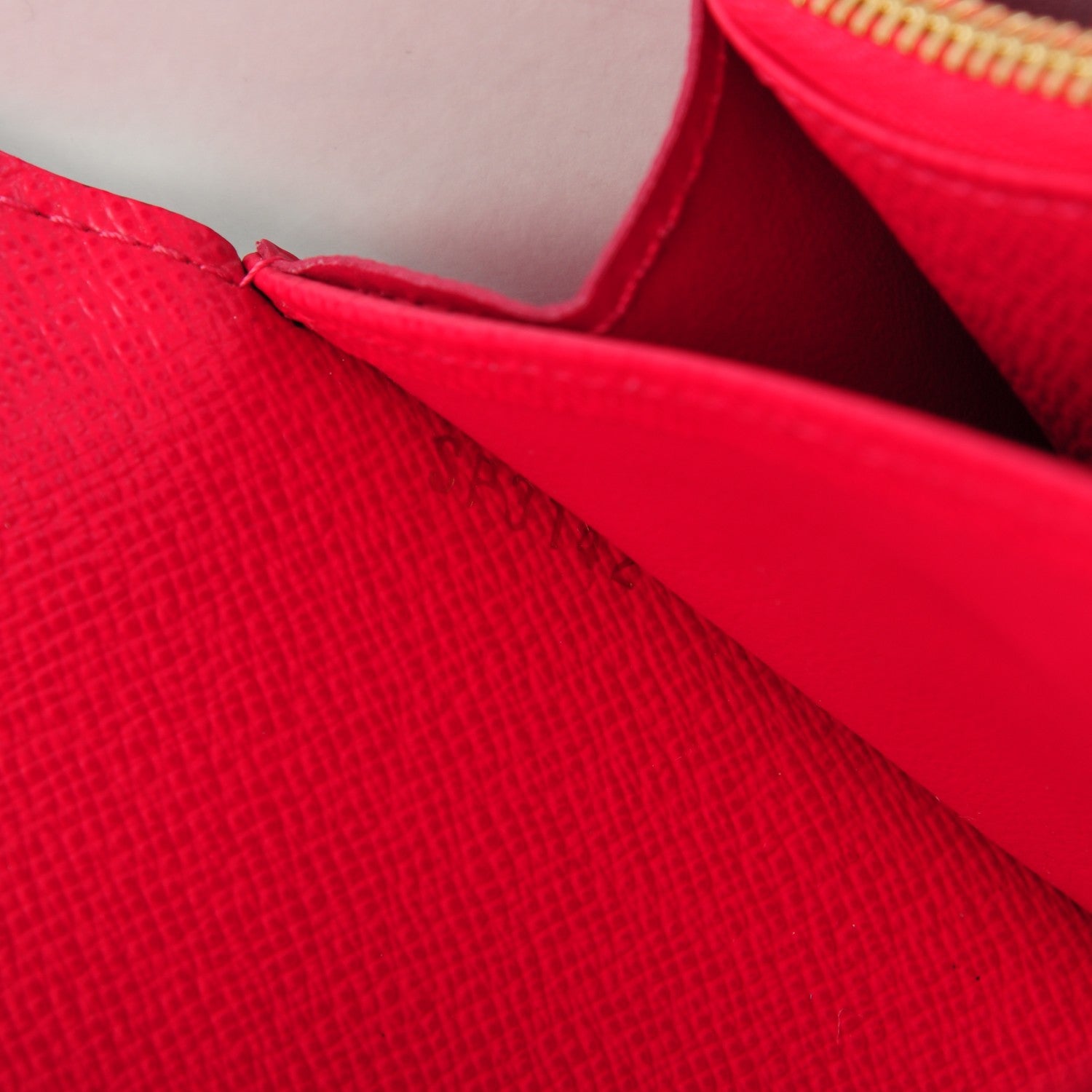 Louis Vuitton Monogram My LV Heritage Sarah Wallet Fuchsia Orange 7 of 7