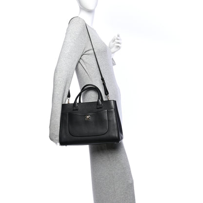Chanel Grained Calfskin Small Neo Executive Shopper Tote Black 2 of 11