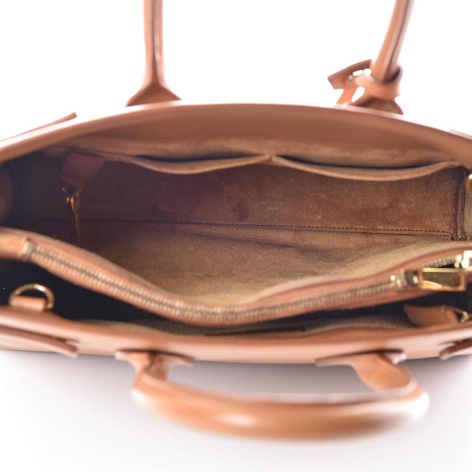 Saint Laurent Calfskin Small Sac De Jour Taupe 7 of 22