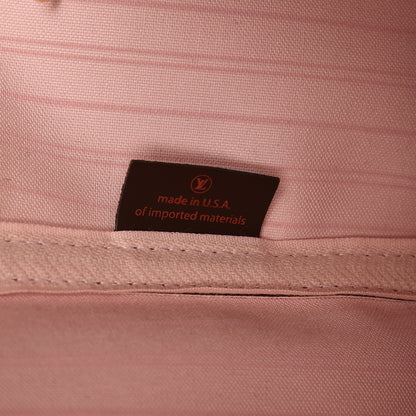 Louis Vuitton Damier Ebene Neo Neverfull MM Rose Ballerine 8 of 15
