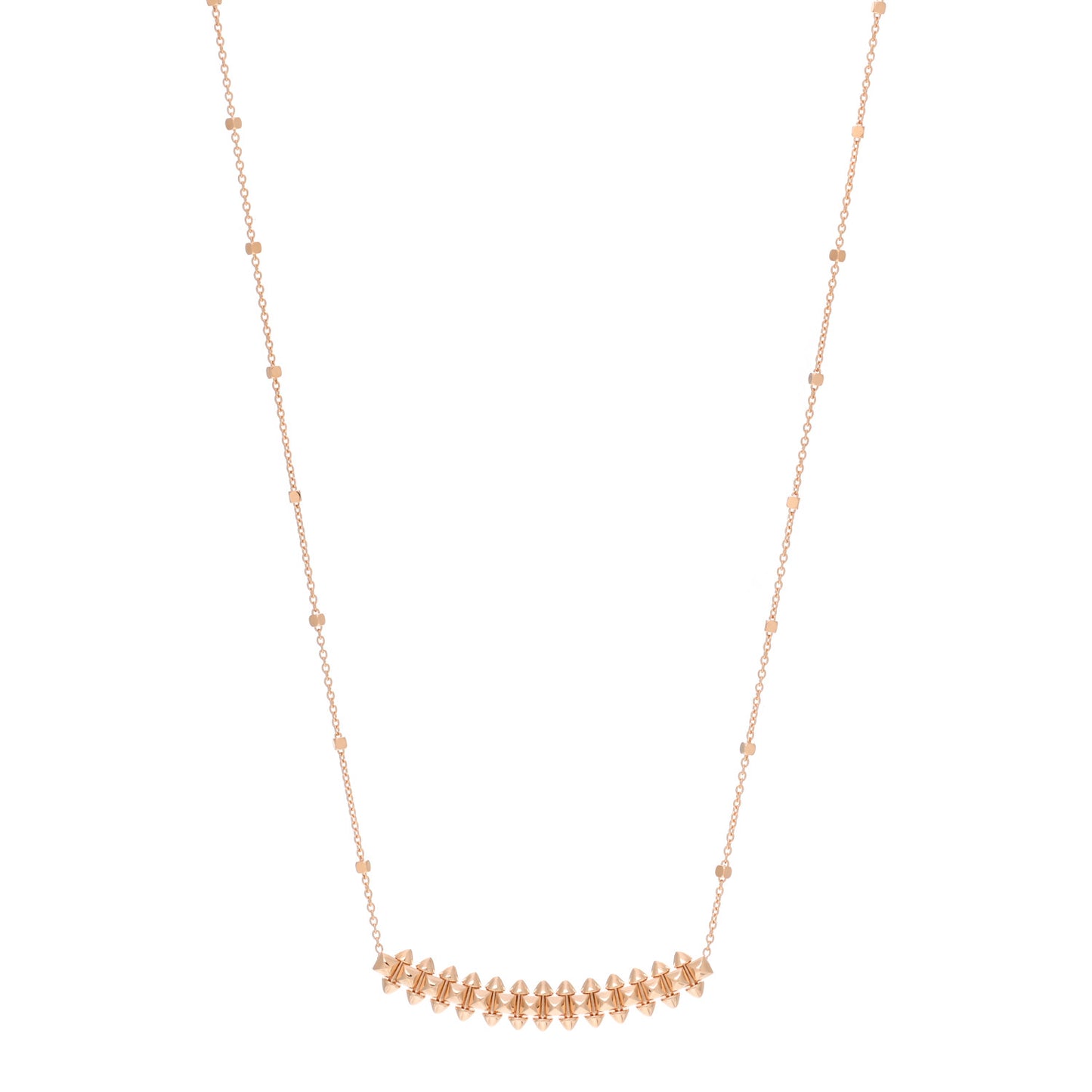 18K Pink Gold Small Clash de Cartier Necklace