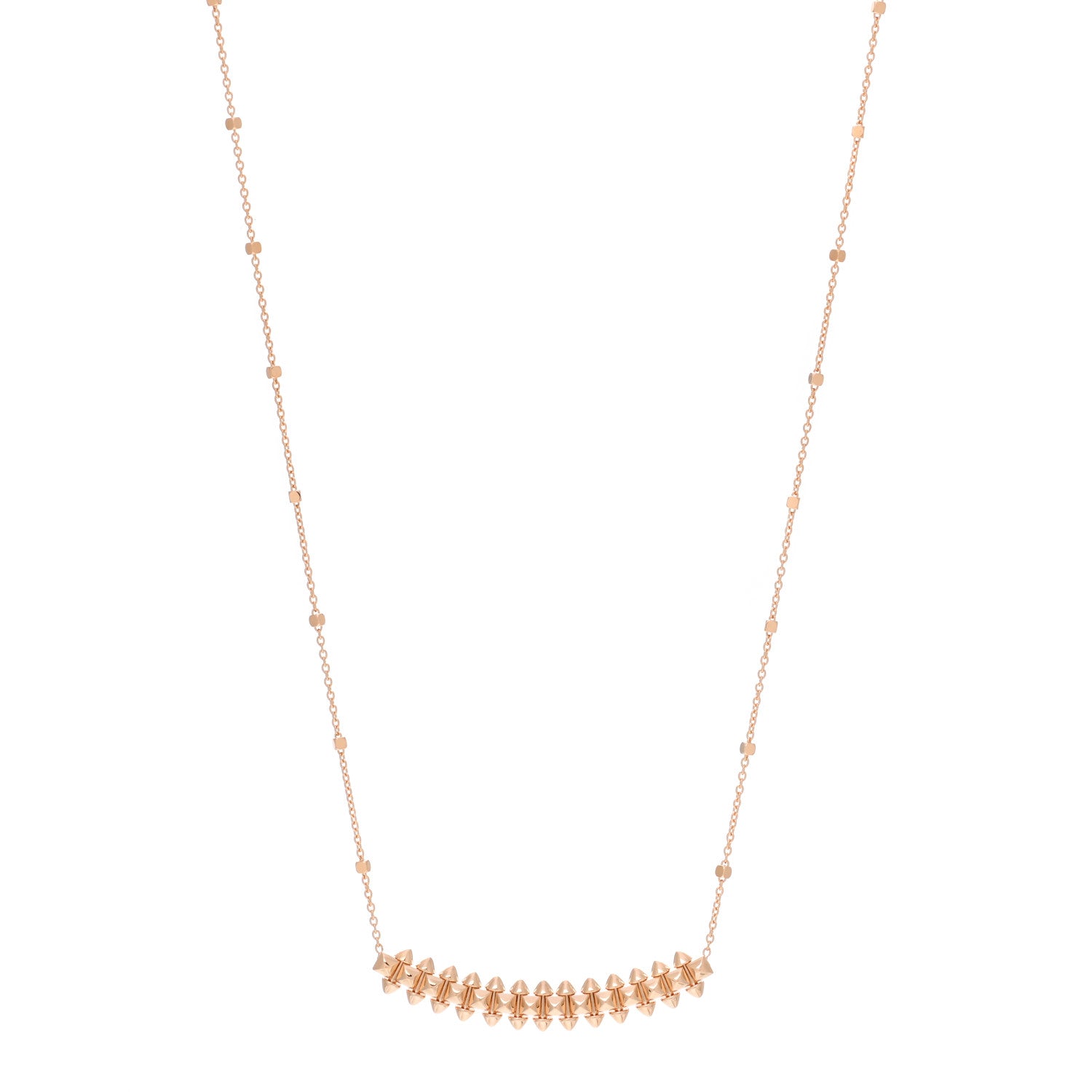 Cartier 18K Pink Gold Small Clash de Cartier Necklace 1 of 6