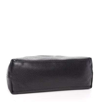 Gucci Pebbled Calfskin Medium Soho Chain Shoulder Bag Black 4 of 10
