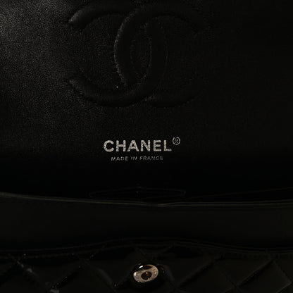 Chanel Patent Quilted Medium Double Flap Black 6 of 11