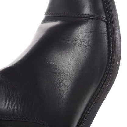Chanel Calfskin Elastic Ankle Boots 38.5 Black 13 of 14