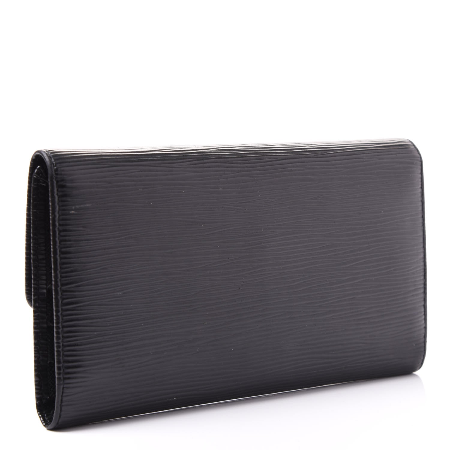 Louis Vuitton Epi Porte Tresor International Wallet Black 2 of 9