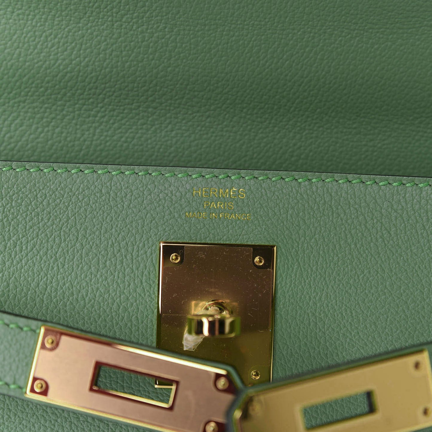 Evercolor Kelly Retourne 28 Vert Criquet
