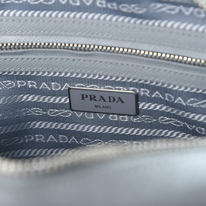 Prada Saffiano Lux Bauletto Lago 5 of 9