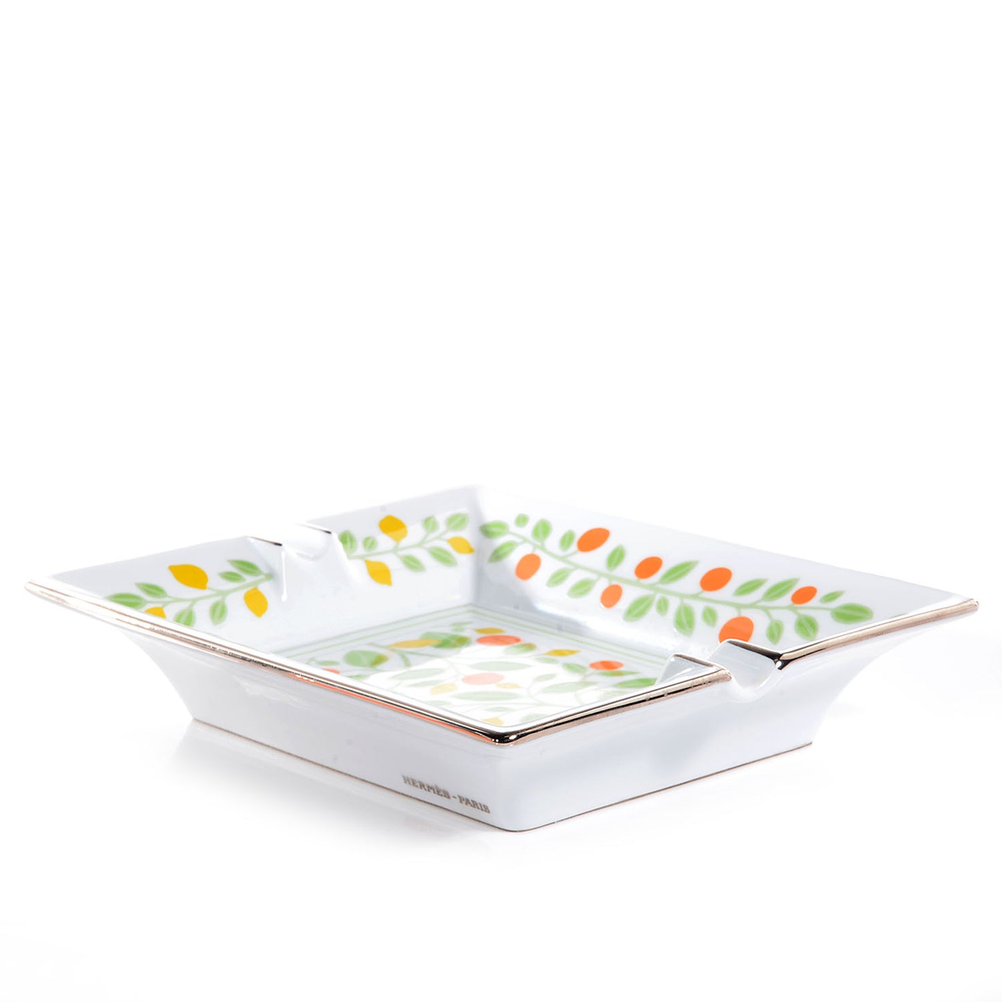 Printed Porcelain Fruit Tree Ashtray