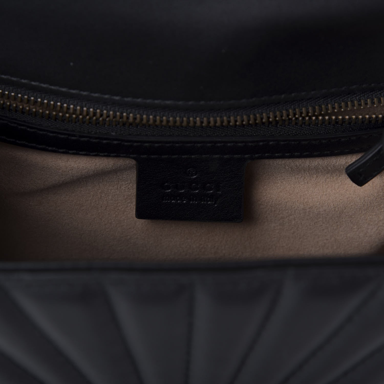 Gucci Calfskin Bamboo Trapuntata Queen Margaret Backpack Mystic White Black 3 of 11