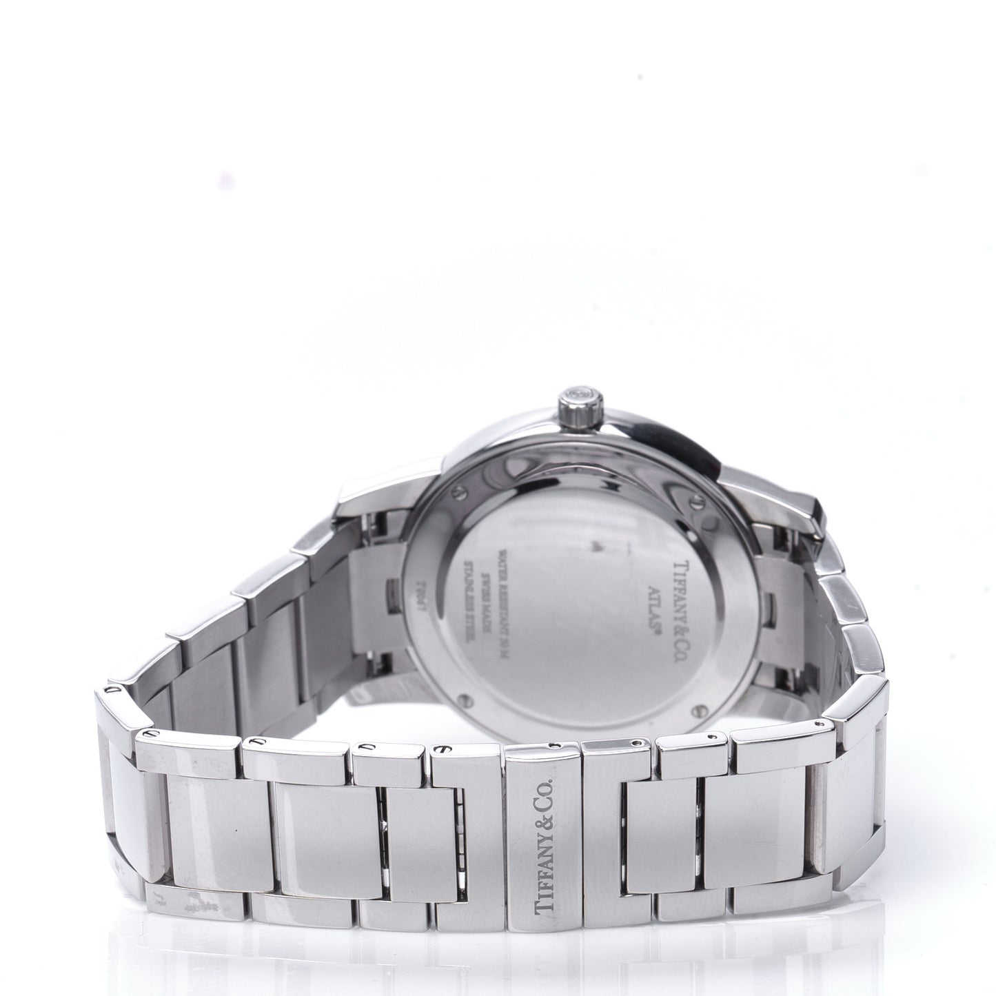 Stainless Steel 37mm Atlas 2-Hand Quartz Watch