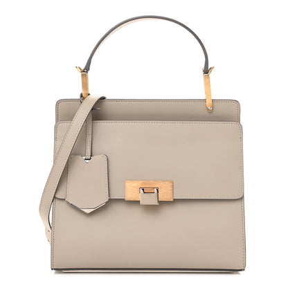 Balenciaga Smooth Calfskin Le Dix S Cartable Shoulder Bag Pearl Grey 1 of 14