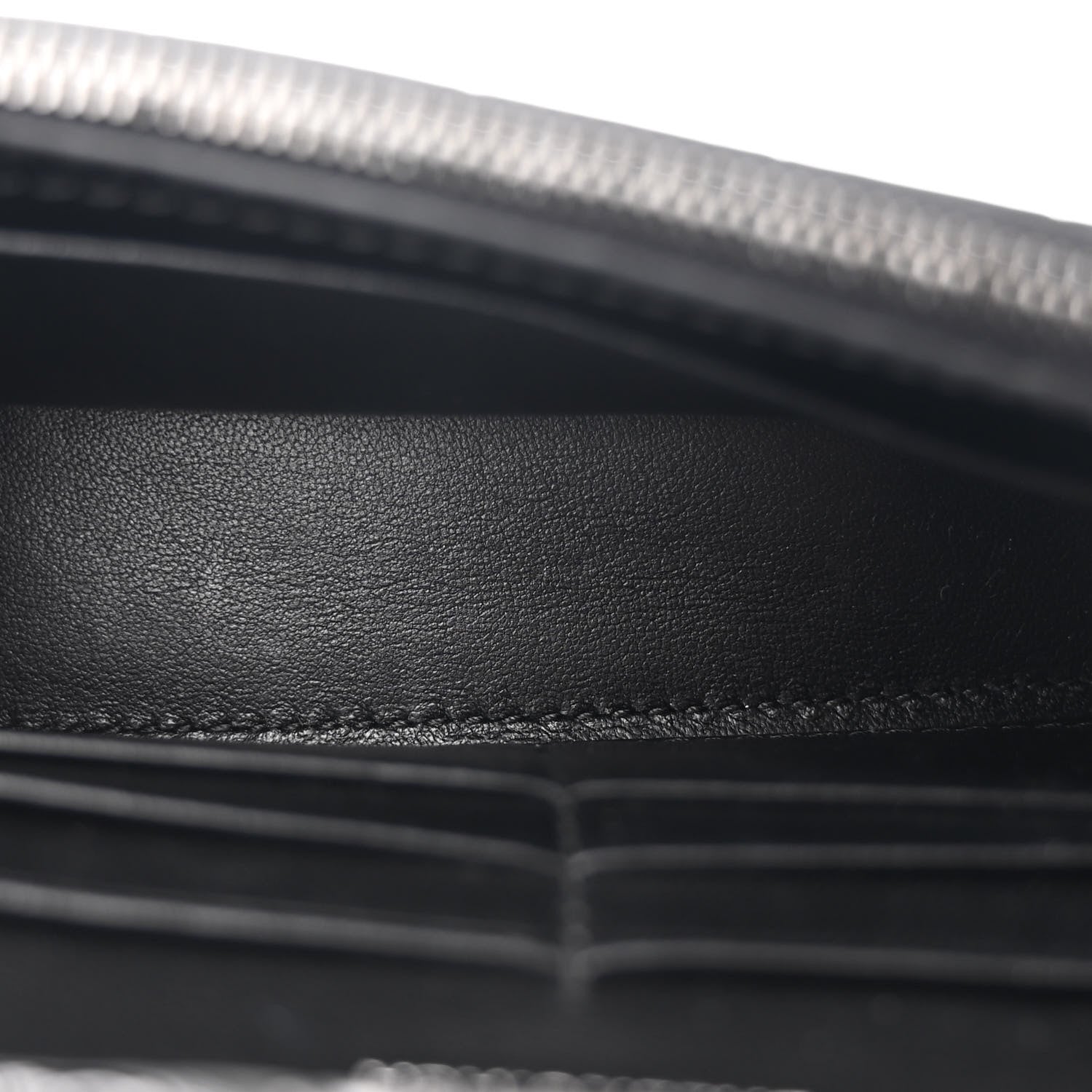 Balenciaga Shiny Calfskin Monochrome Crocodile Embossed Hourglass Chain Bag Black 5 of 9