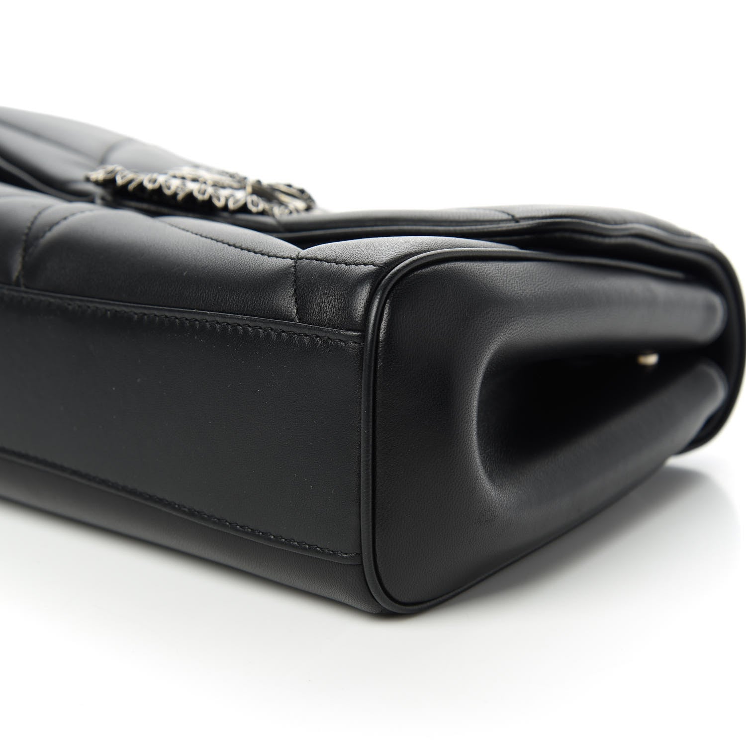 Dolce & Gabbana Lambskin Devotion Shoulder Bag Black 8 of 11