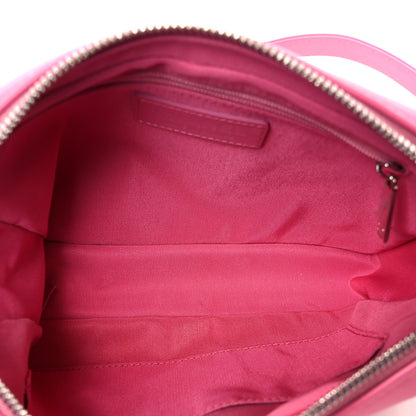 Chanel Lambskin Chevron Quilted Small Promenade Camera Case Pink 5 of 11