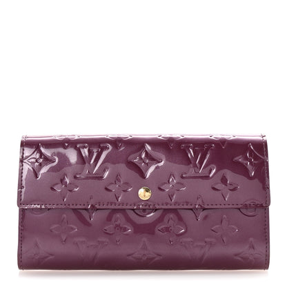 Louis Vuitton Vernis Sarah Wallet Violet 1 of 7