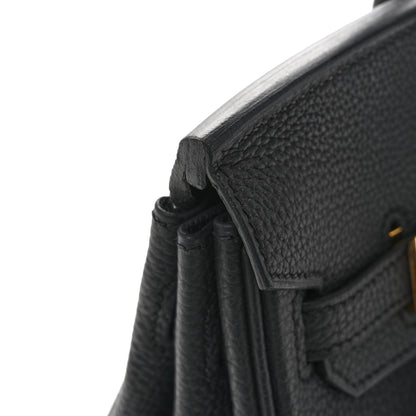 Hermes Togo Birkin 25 Black 13 of 16
