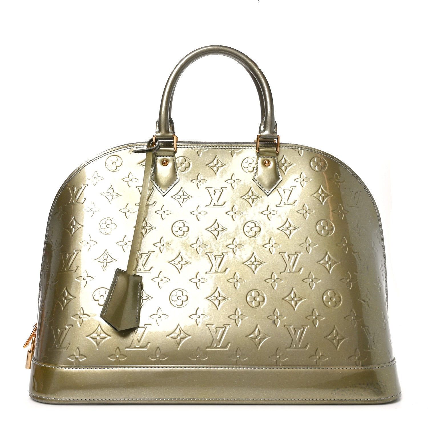 Louis Vuitton Vernis Alma MM Givre 1 of 9