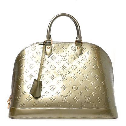 Louis Vuitton Vernis Alma MM Givre 1 of 9