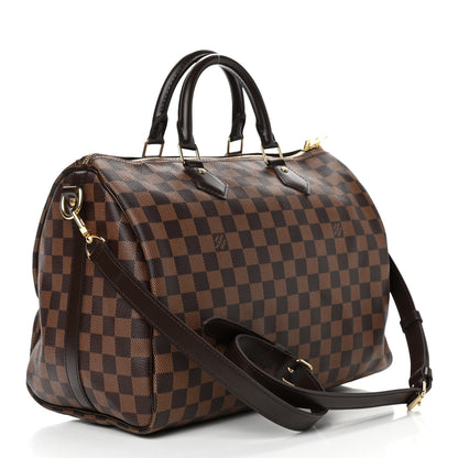 Louis Vuitton Damier Ebene Speedy Bandouliere 35 3 of 10