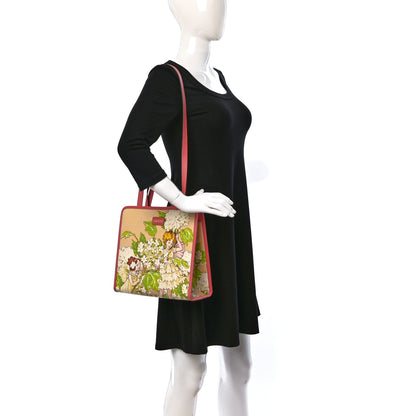 Gucci Coated Canvas Printed Fairy Childrens Tote Pink 2 of 12