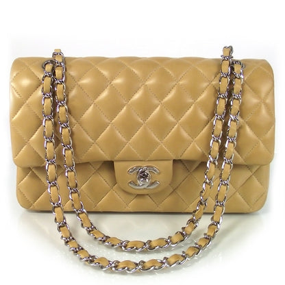Chanel Lambskin Medium Double Flap Beige 1 of 11