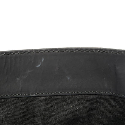 Balenciaga Rubber Calfskin Canvas Navy Tote Black 8 of 10