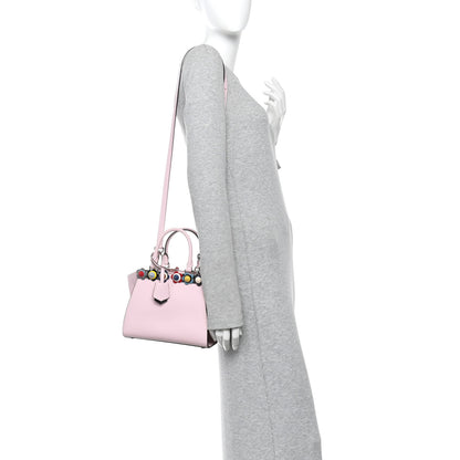 Fendi Vitello Dolce Plexiglass Flowerland Studded Mini 3Jours Tote Peonia Multicolor 2 of 11