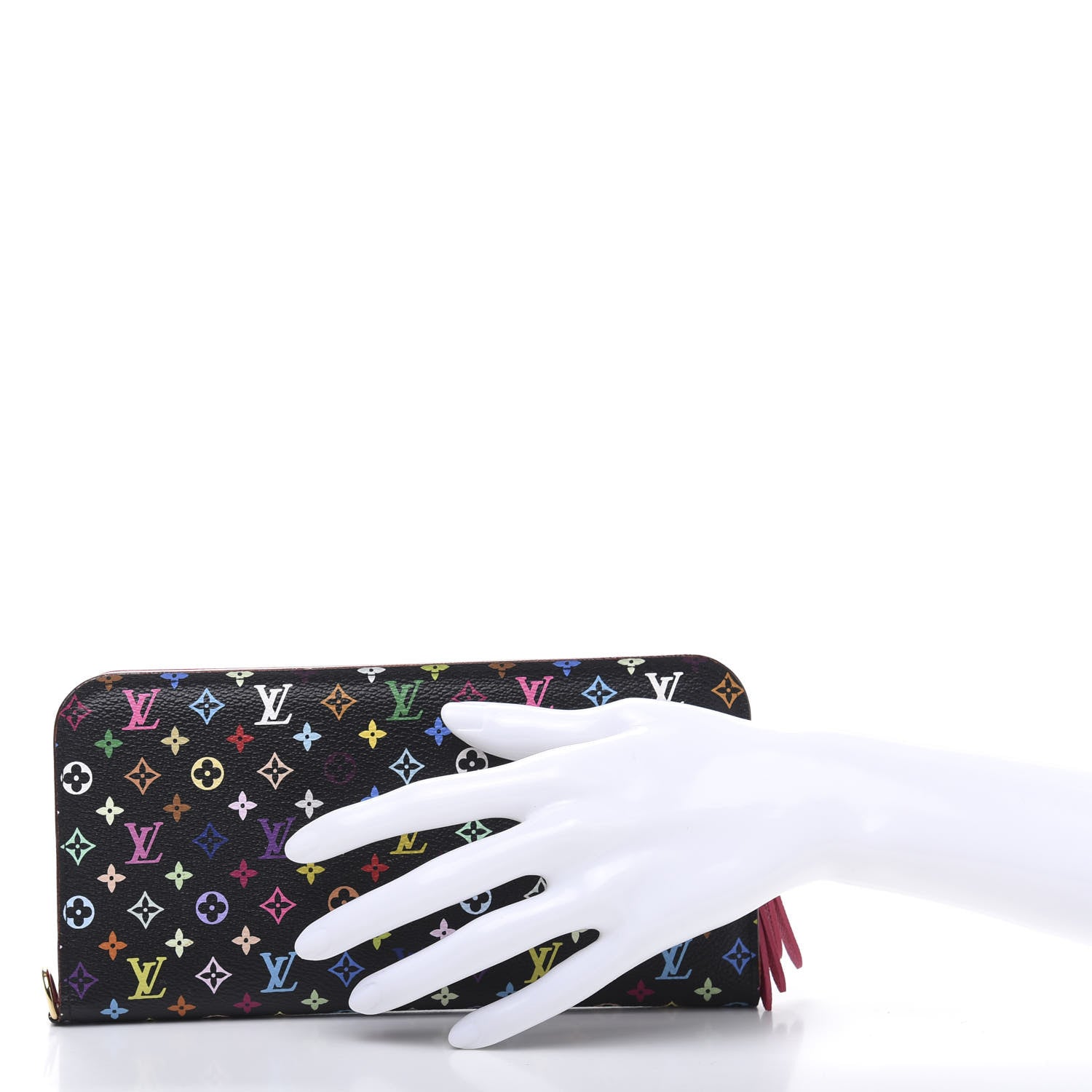 Louis Vuitton Monogram Multicolor Insolite Wallet Black Grenade 2 of 8