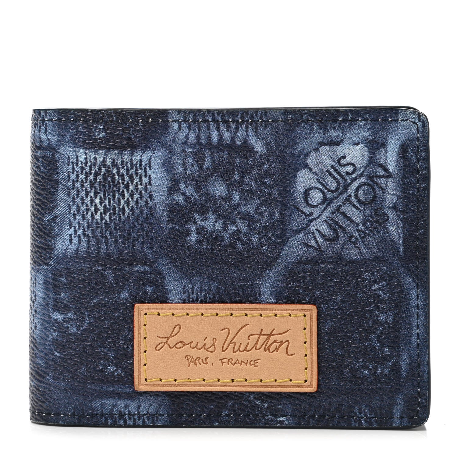 Louis Vuitton Damier Salt Multiple Wallet Ocean Blue 1 of 7