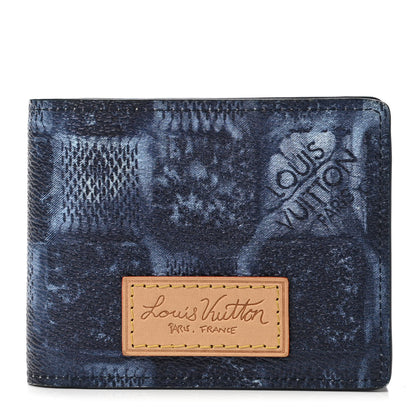 Louis Vuitton Damier Salt Multiple Wallet Ocean Blue 1 of 7