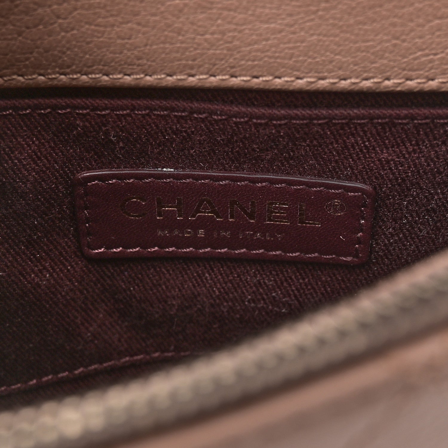 Chanel Shiny Calfskin Goatskin Quilted Small Coco Curve Messenger Flap Beige 6 of 10