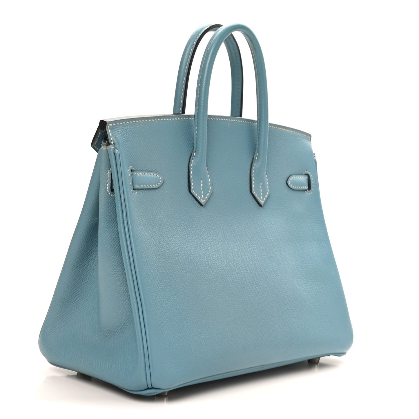 Epsom Birkin 25 Bleu Jean