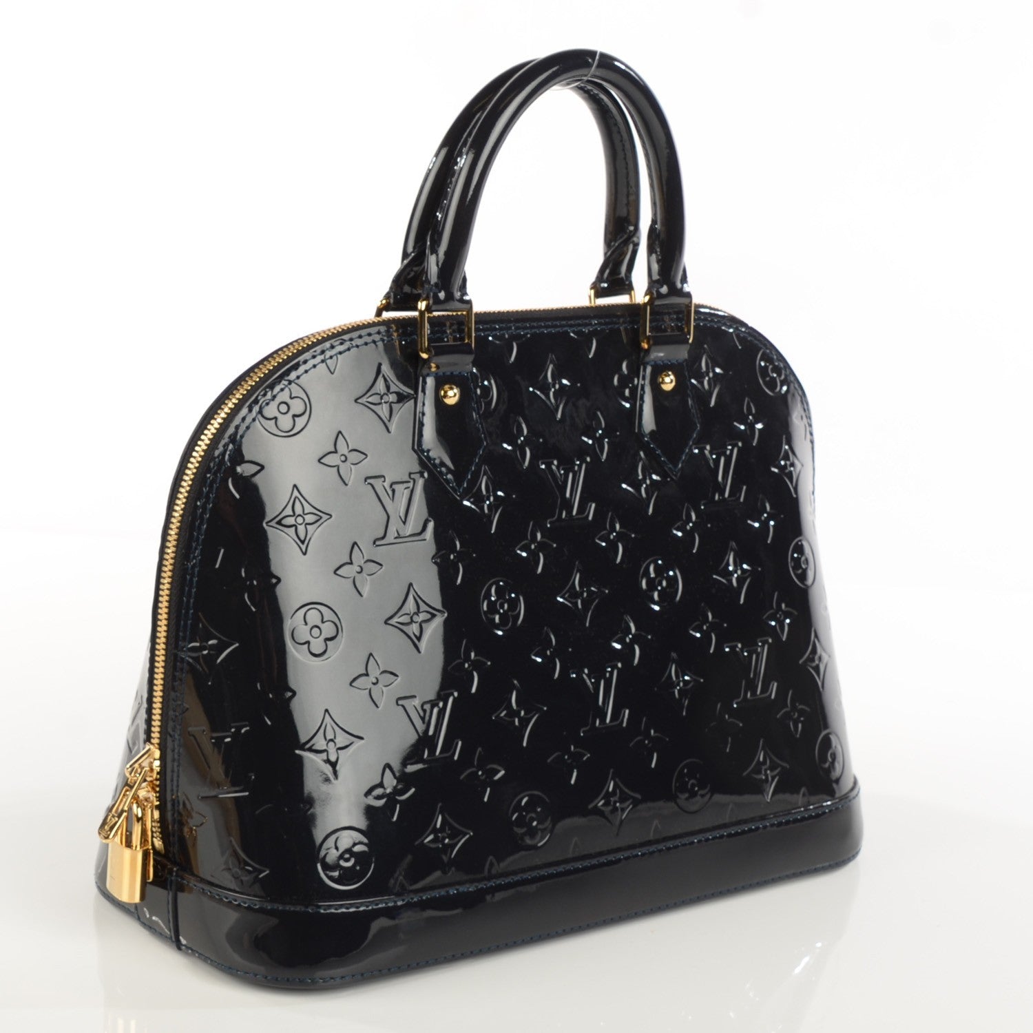 Louis Vuitton Vernis Alma PM Blue Infini 3 of 7