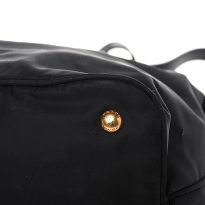 Prada Tessuto Nylon Soft Calf Tote Black 29 of 53