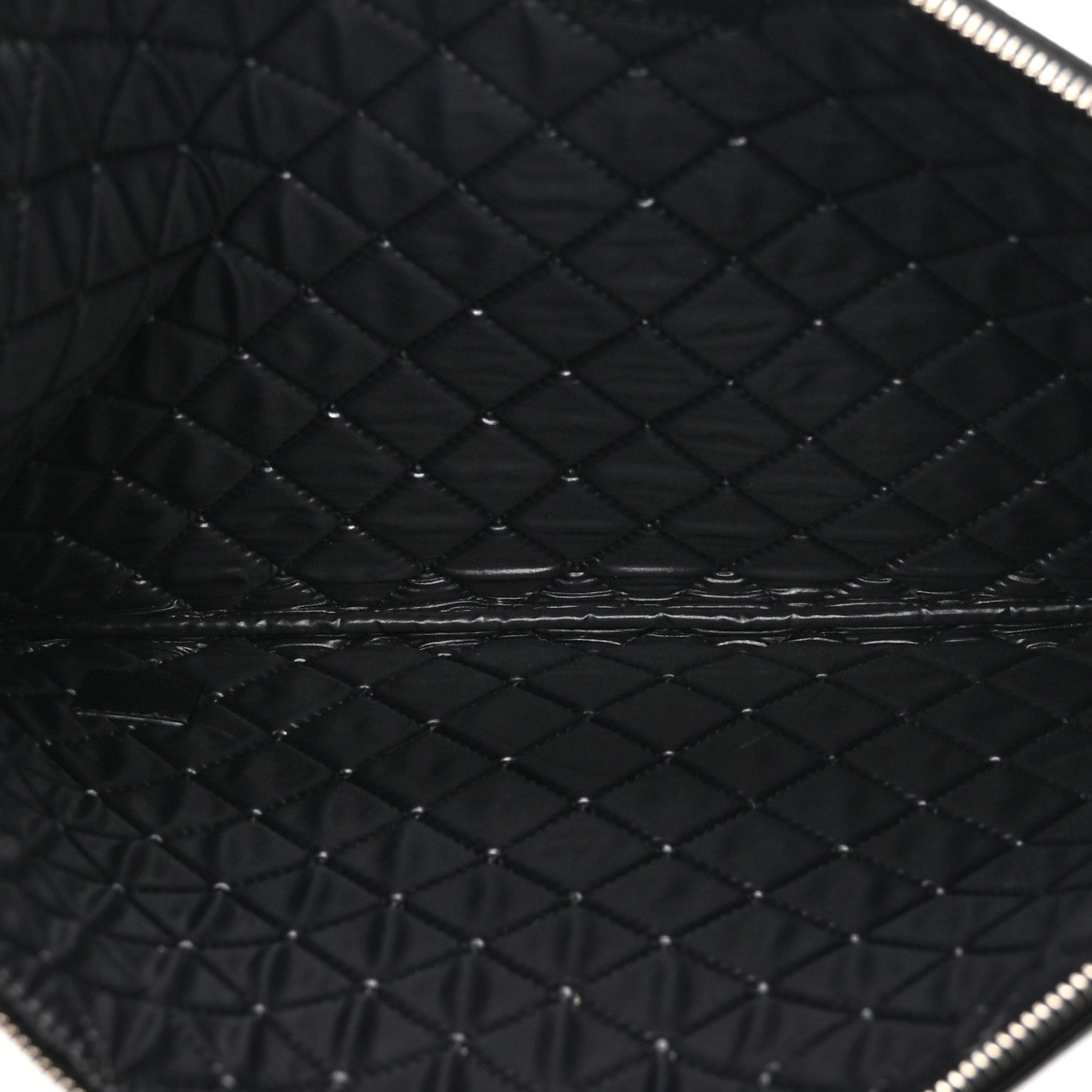Chanel Caviar Studded Medium Deauville Pouch  Black 5 of 10