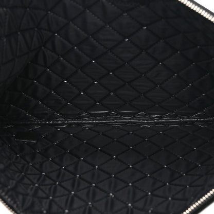 Chanel Caviar Studded Medium Deauville Pouch  Black 5 of 10