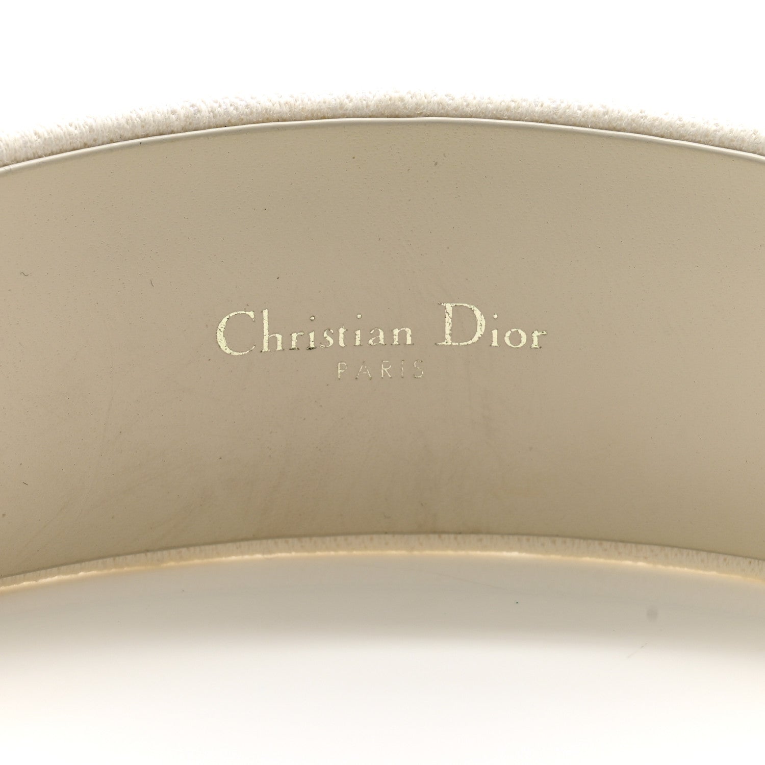 Christian Dior Oblique Headband Dore 3 of 6
