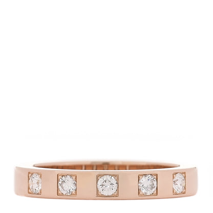 Bulgari 18K Rose Gold Diamond Marry Me Band Ring 48 4.5 1 of 5